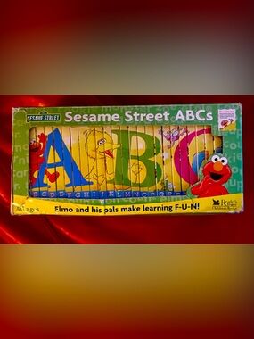 SESAME STREET ABCs 26 Interlocking Alphabet Board Books Set VG IN BOX…& MORE!!